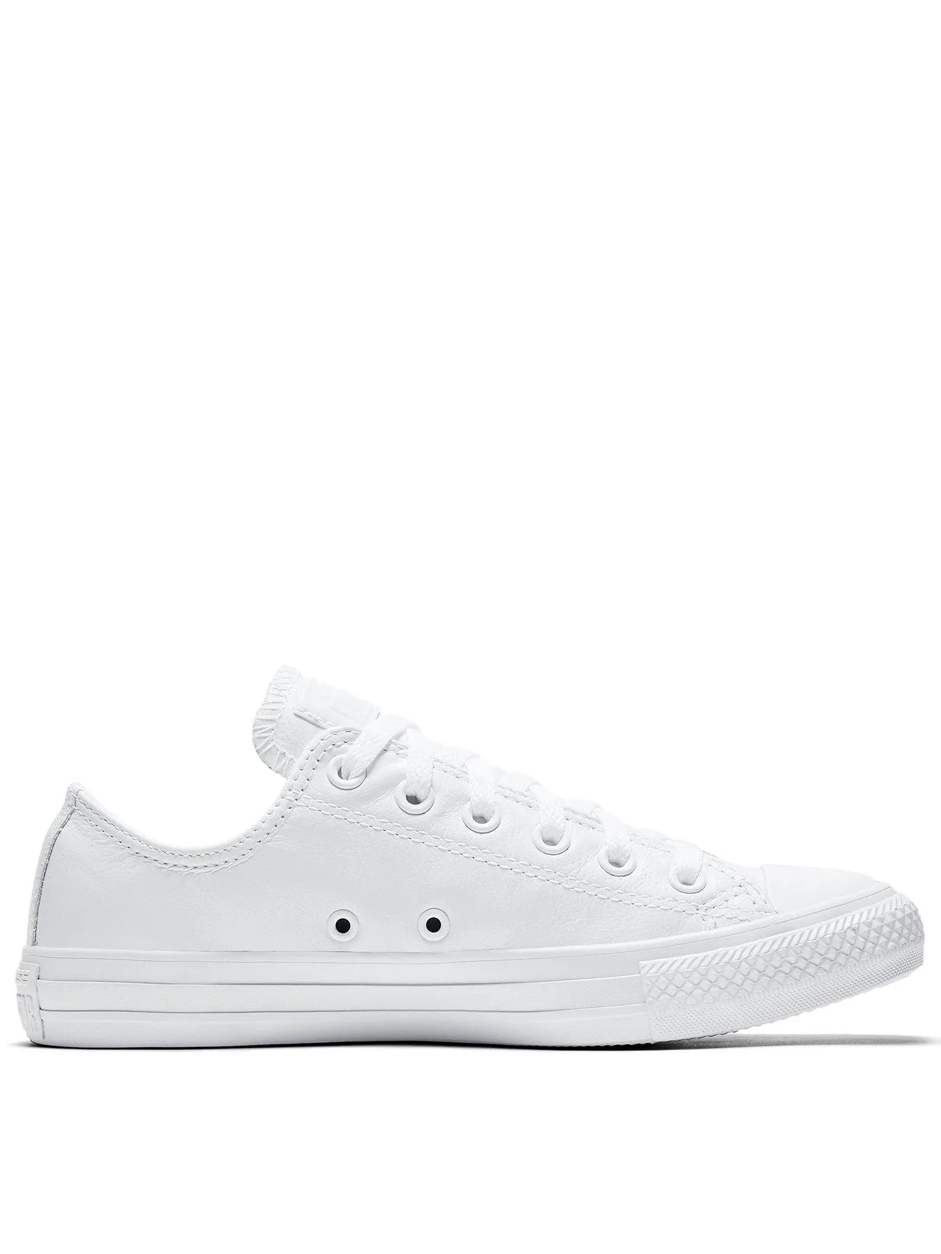 Converse Mens Tonal Leather Ox Trainers - White