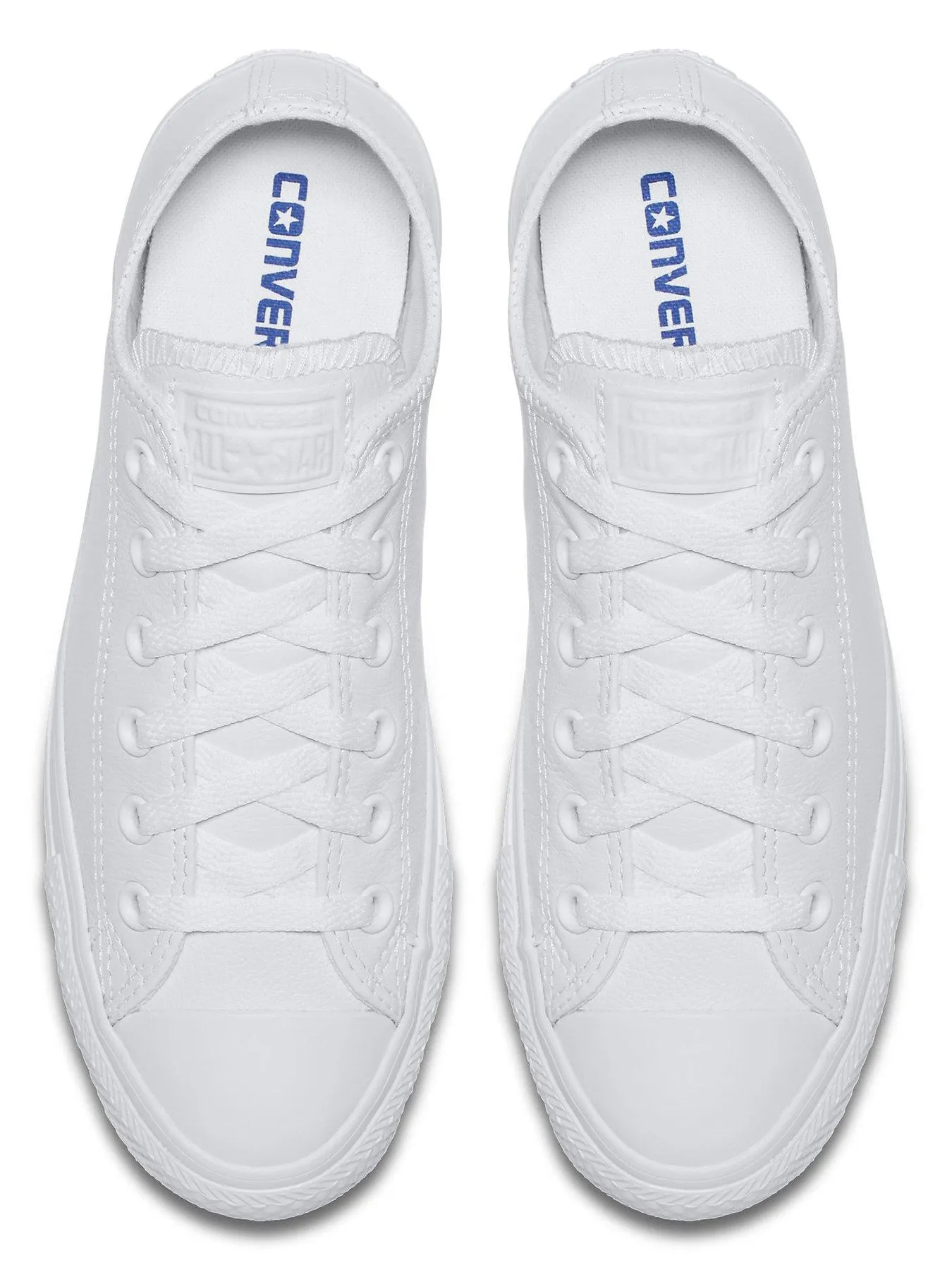 Converse Mens Tonal Leather Ox Trainers - White