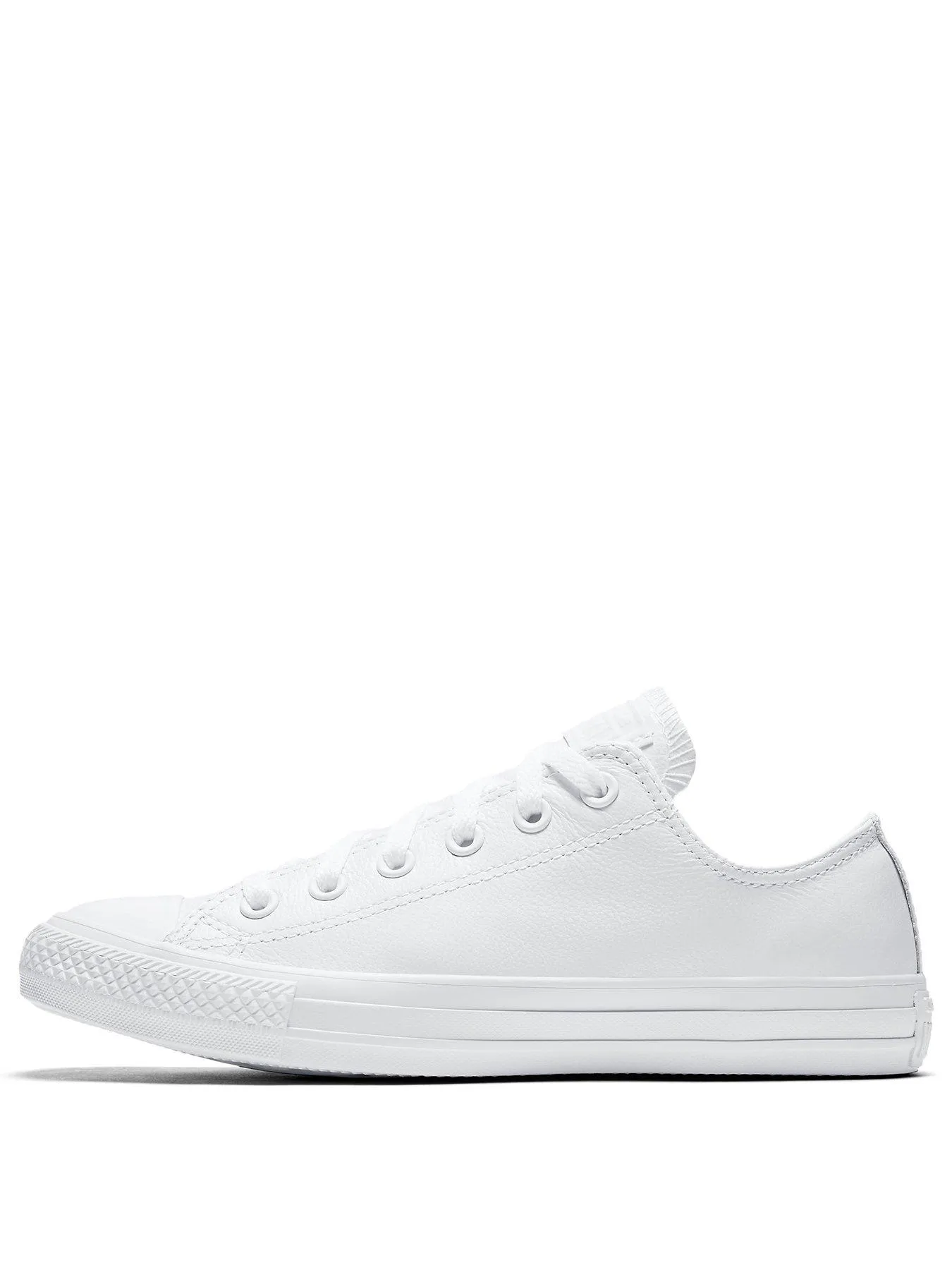 Converse Mens Tonal Leather Ox Trainers - White