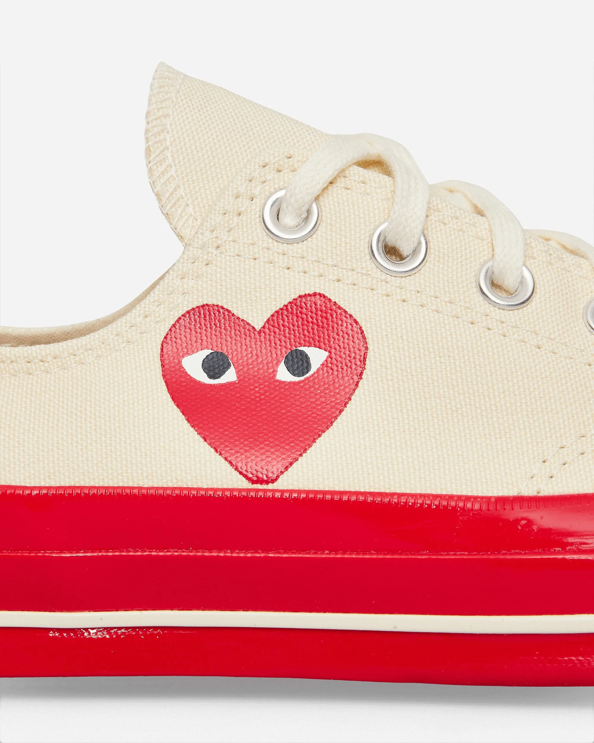 Converse Red Sole Chuck 70 Low Sneakers Beige