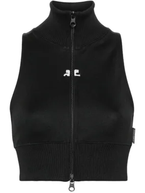 Courreges Pre    Courreges Pre Cropped Track Vest