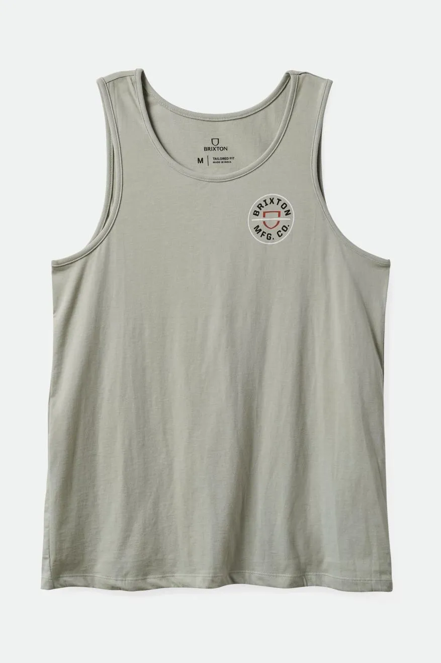 Crest Tank Top - Mineral Grey