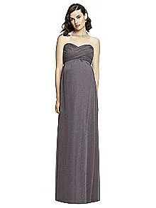 Dessy Shimmer Maternity Bridesmaid Dress M426LS