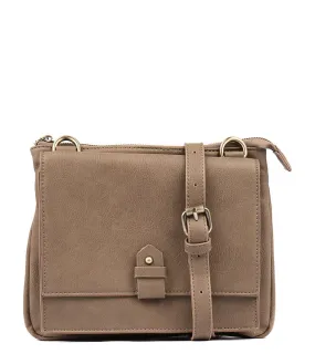 DIANA FERRARI Joplin Cross Body Bag Taupe Smooth