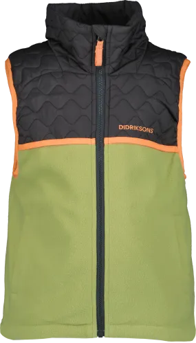 Didriksons Kids' Tistel Vest Fern Green | Buy Didriksons Kids' Tistel Vest Fern Green here | Outnorth