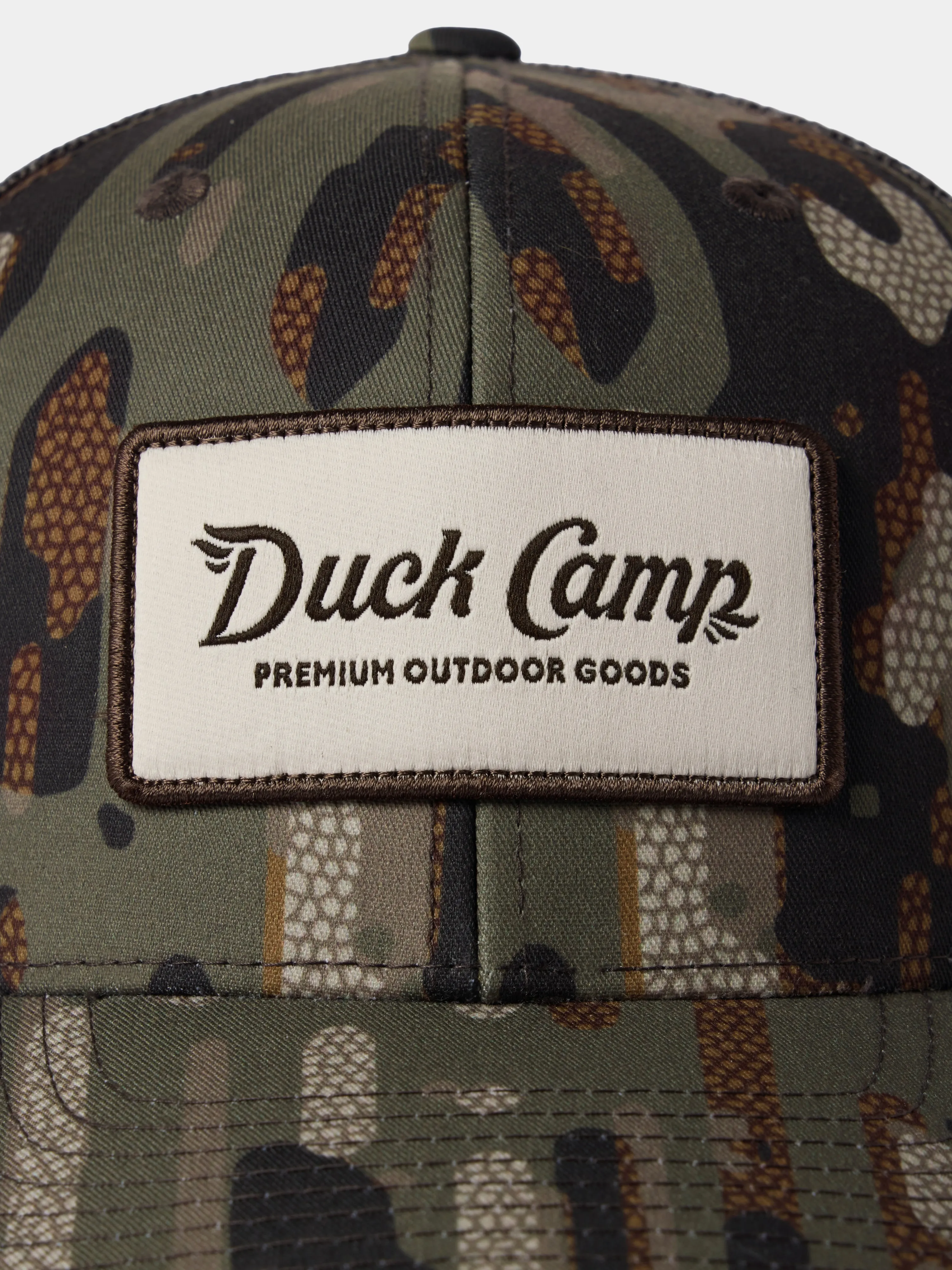 Duck Camp Trucker Hat Woodland