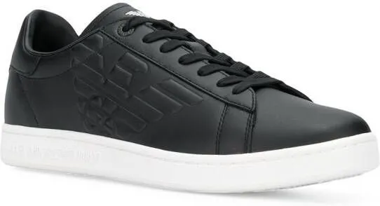 Ea7 Emporio Ar i logo low-top sneakers Black