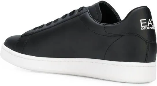 Ea7 Emporio Ar i logo low-top sneakers Black