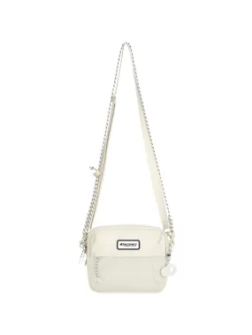 Emoji Square Cross Bag Cream