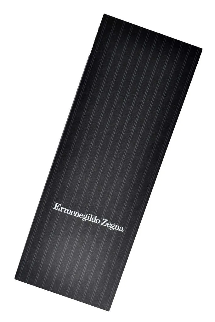 Ermenegildo Zegna Necktie Dark Blue Pink White Stripes SALE