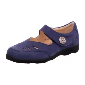 Finn Comfort Brac-S Women's Comfortable Blue Sandals