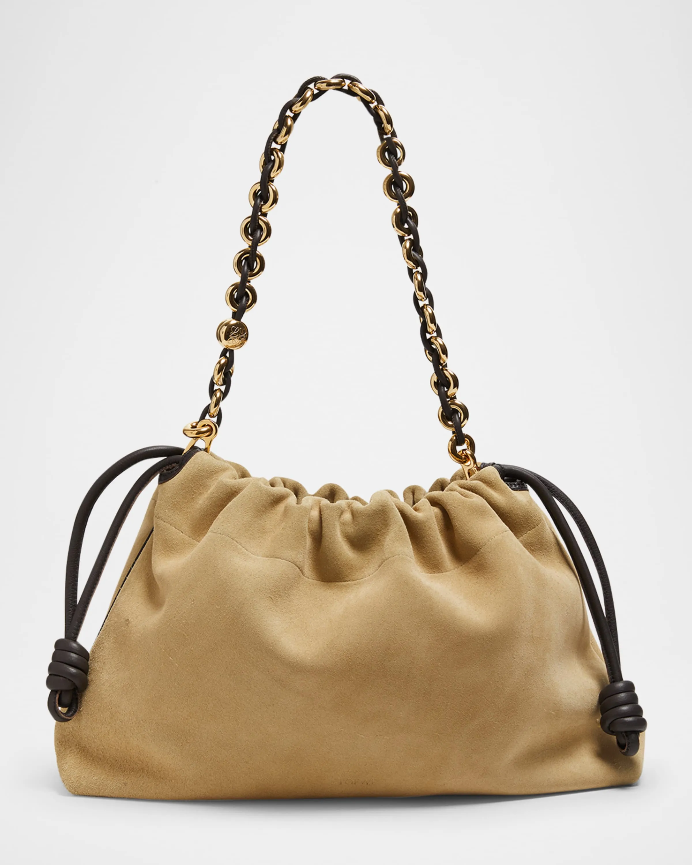 Flamenco Large Suede Shoulder Bag