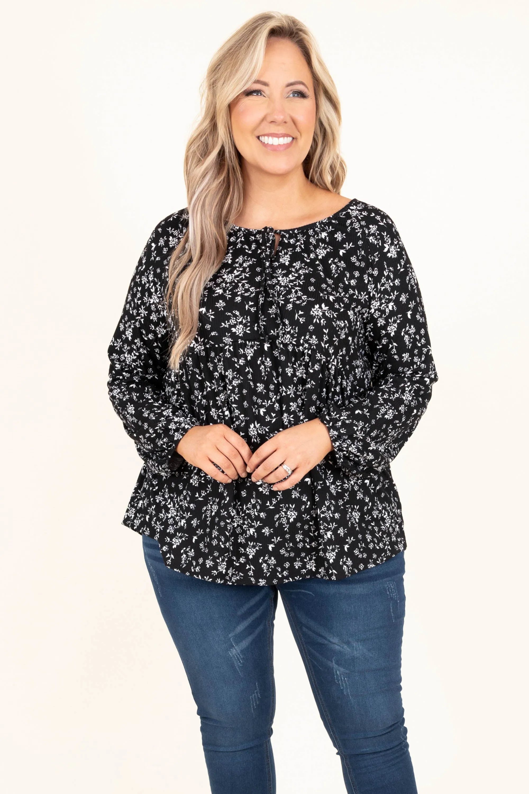 Forever and Always Tunic, Black