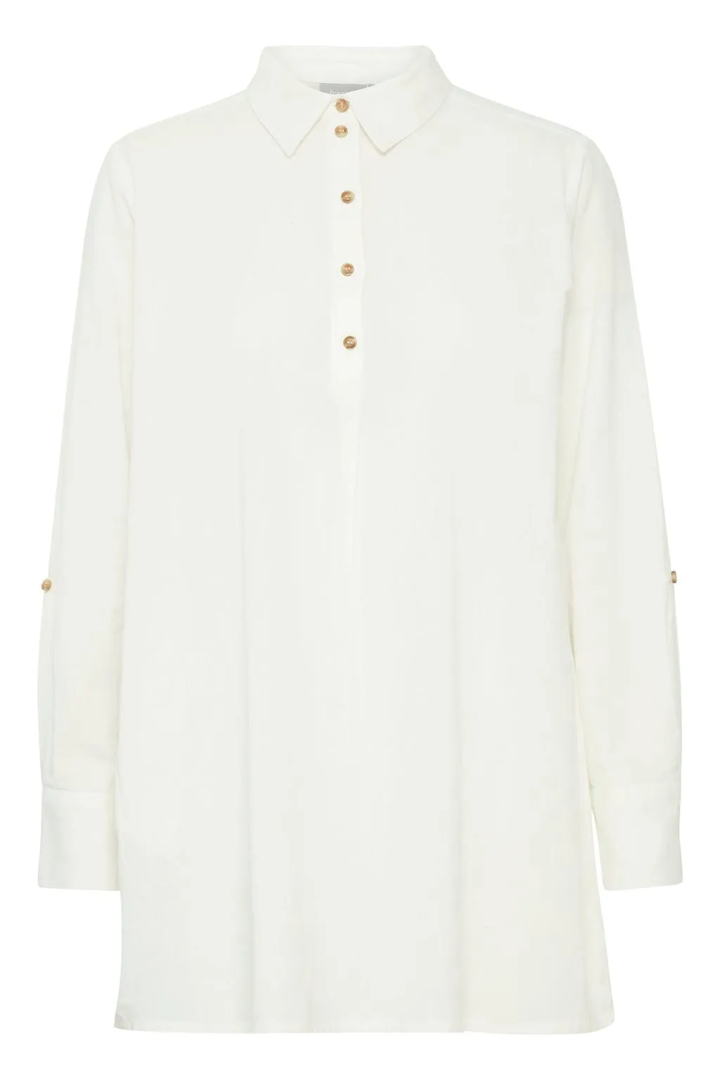 Fransa Maddie Tunic Blanc de Blanc