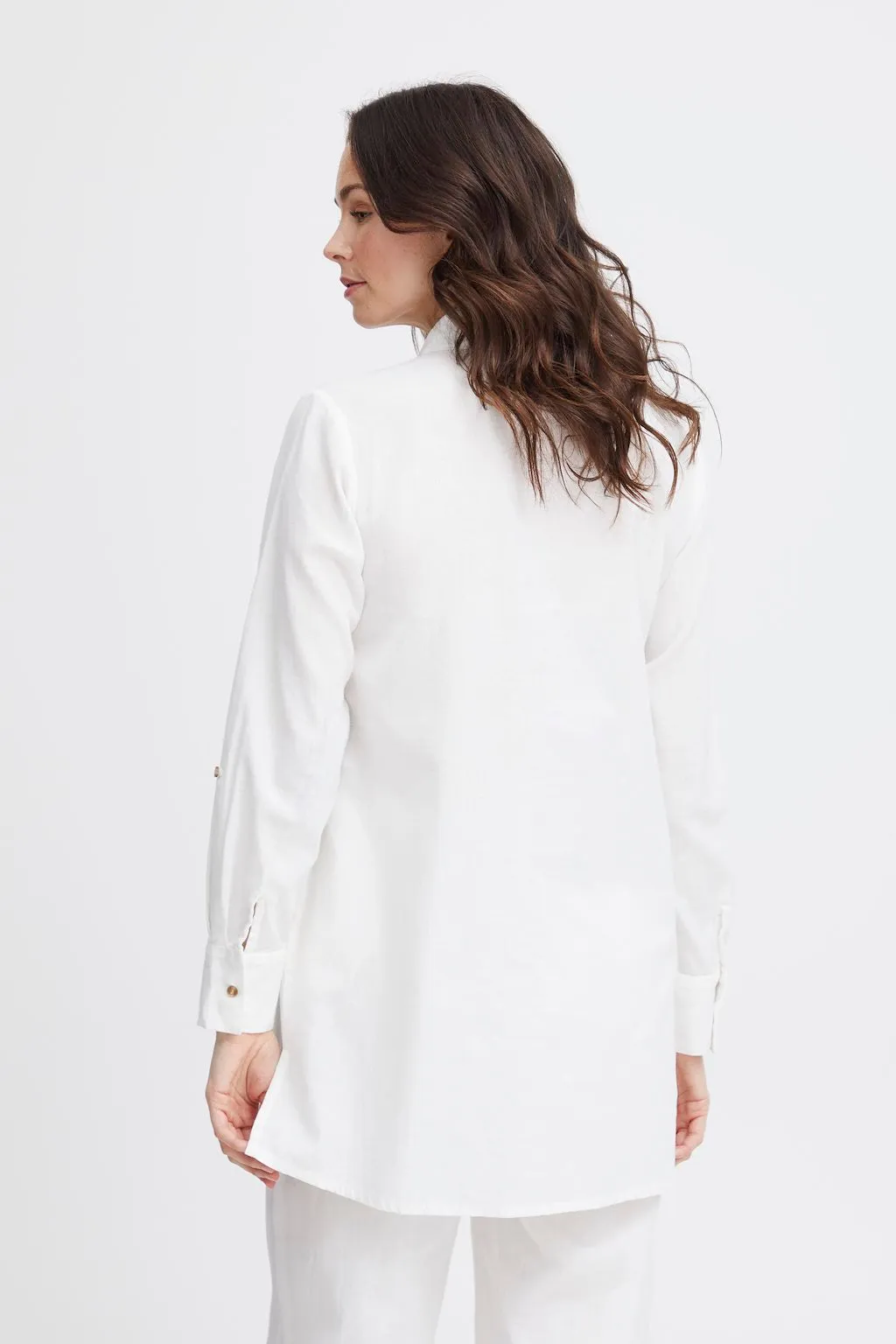 Fransa Maddie Tunic Blanc de Blanc