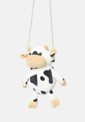 Friends Not Food Cow Shoulder Bag-