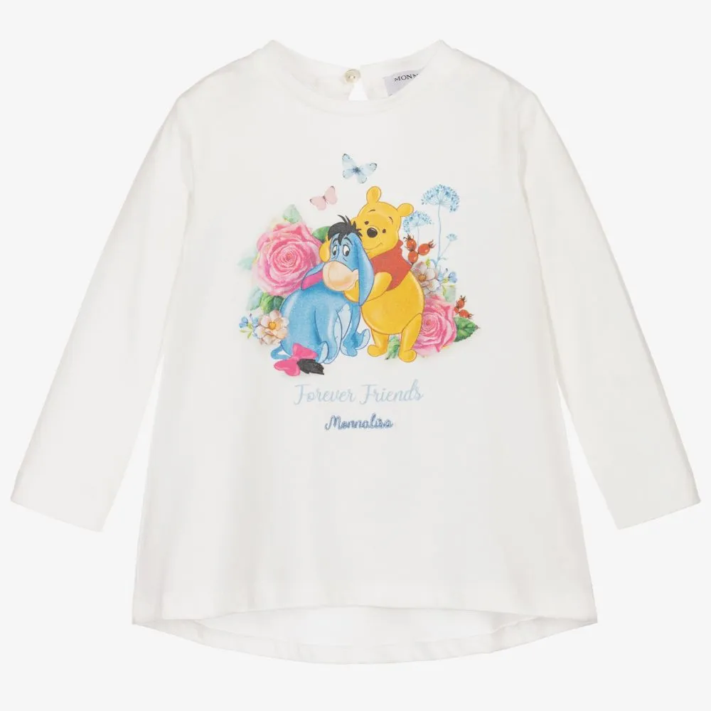 Girls Ivory Disney Tunic Top