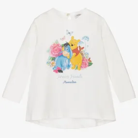 Girls Ivory Disney Tunic Top