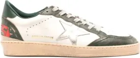 Golden Goose Ball Star distressed leather sneakers Neutrals