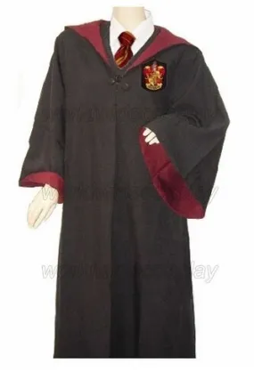 Gryffindor Cosplay Robe Cloak Shirt Necktie from Harry Free Shipping for Halloween and Christmas