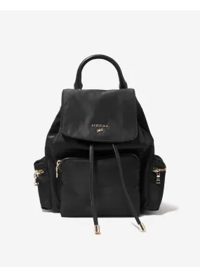 Guess Girls Branded Backpack in Black