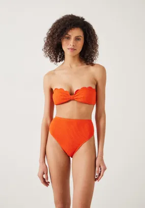 Harper High Waisted Crinkle Bikini Bottoms