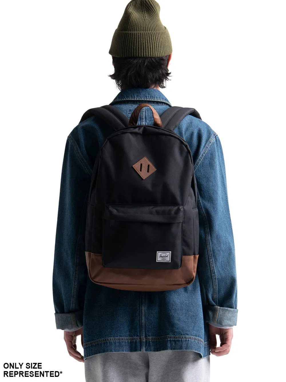 HERSCHEL SUPPLY CO. HERSCHEL SUPPLY CO. HERITAGE 21.5L BACKPACK - RAVEN X - CLEARANCE