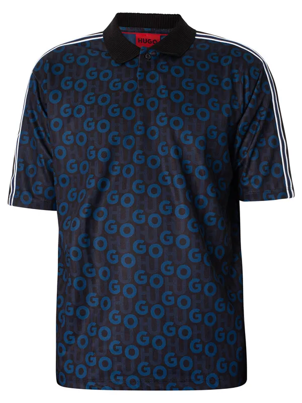 HUGO Dunlun Polo Shirt - Dark Blue