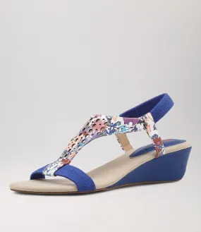 I LOVE BILLY Beatriz Dark Blue Arty Sandals