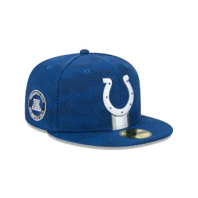 Indianapolis Colts 2024 Sideline 59FIFTY Fitted Hat