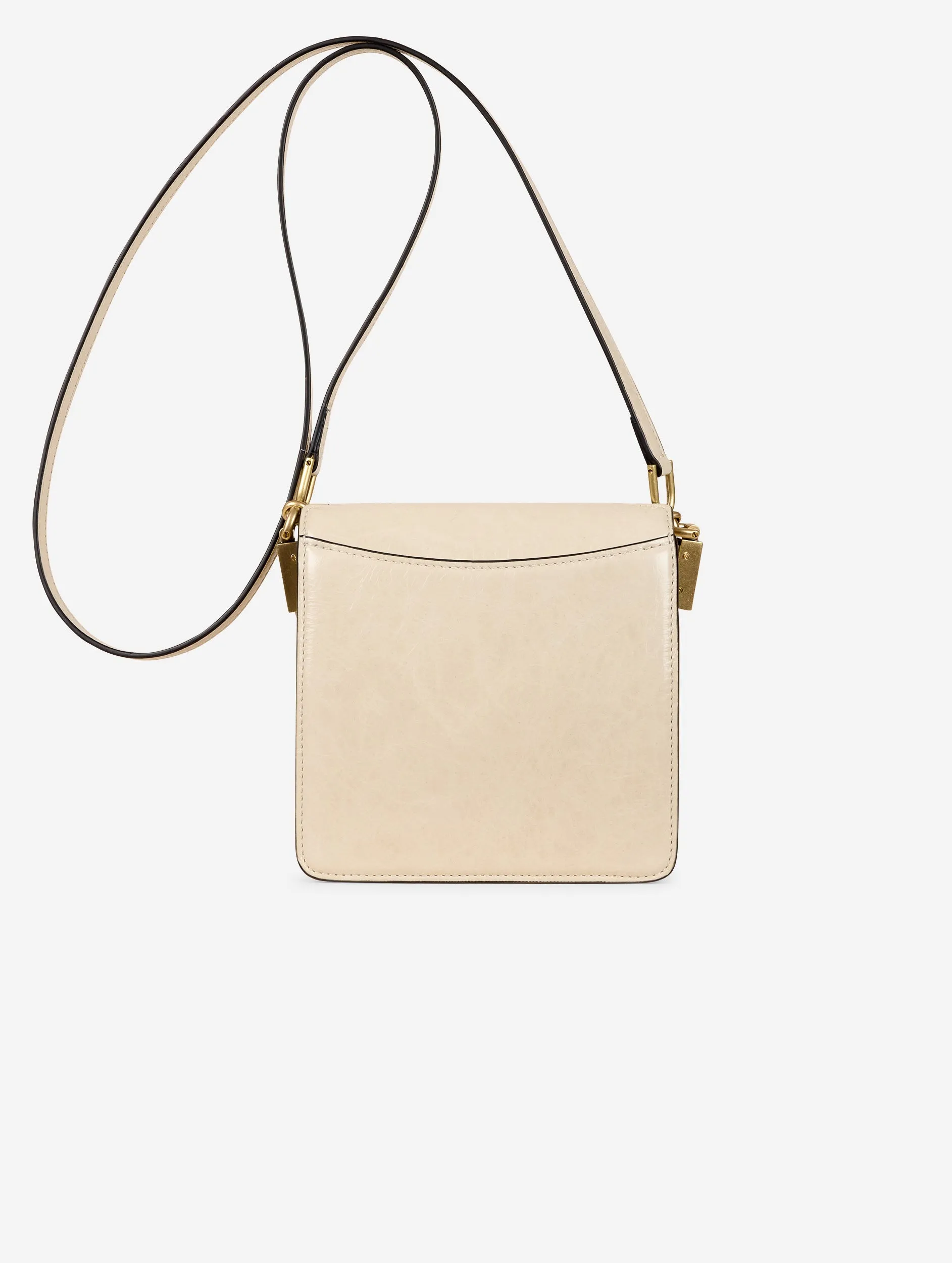 Ivory patent leather LOVE ME bag