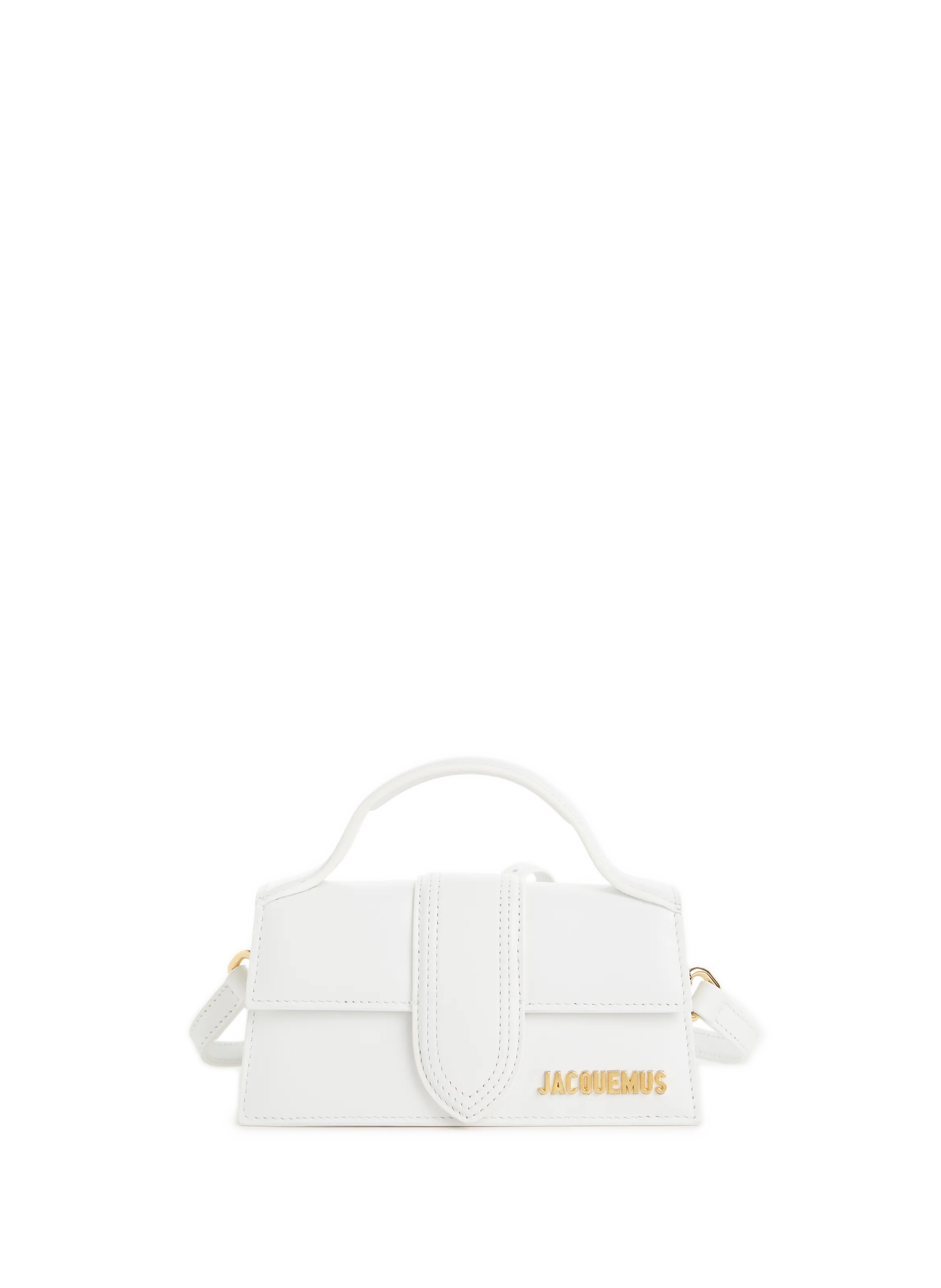 JACQUEMUS  Le Bambino leather bag - White