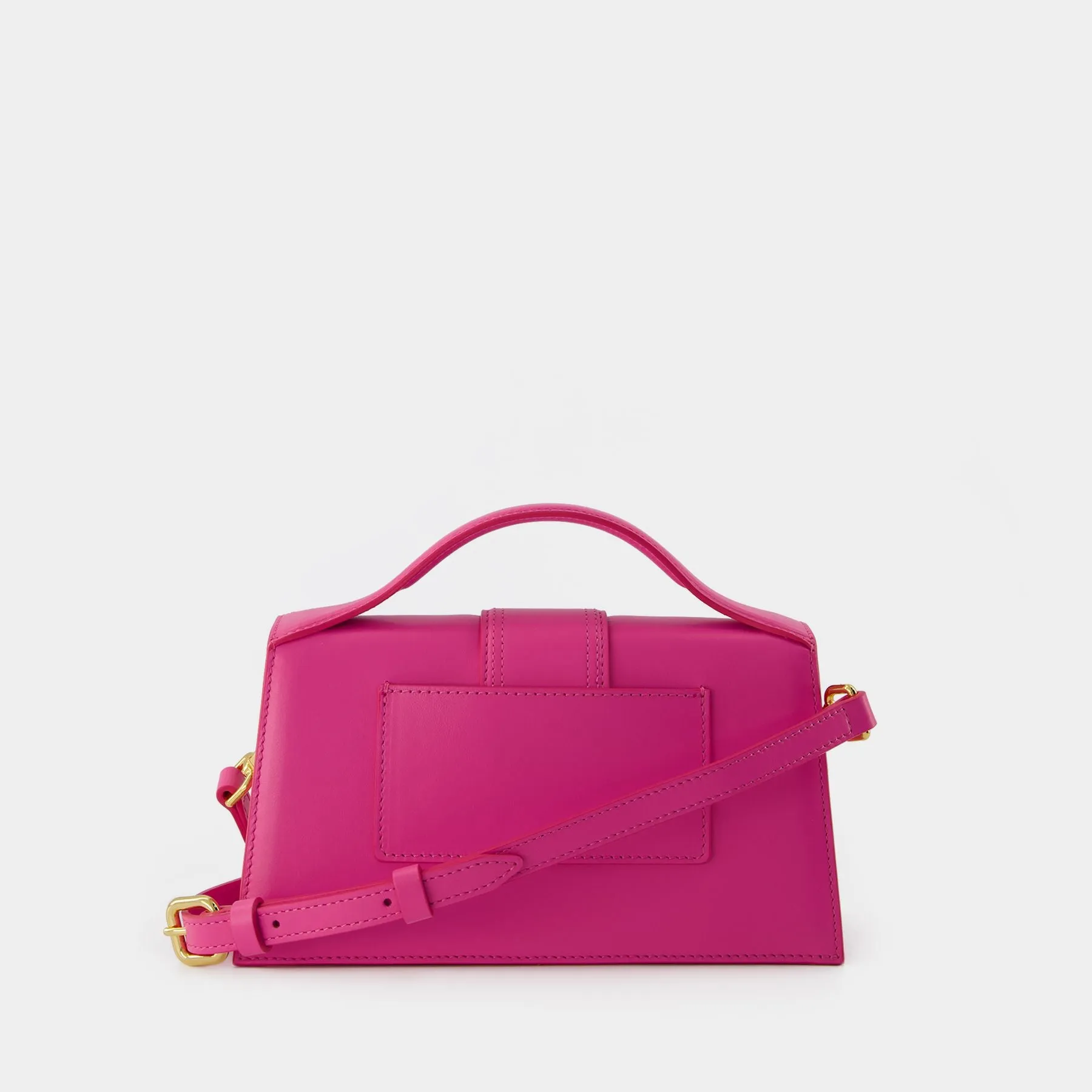 Jacquemus  Le Grand Bambino Bag - Jacquemus - Leather - Neon Pink