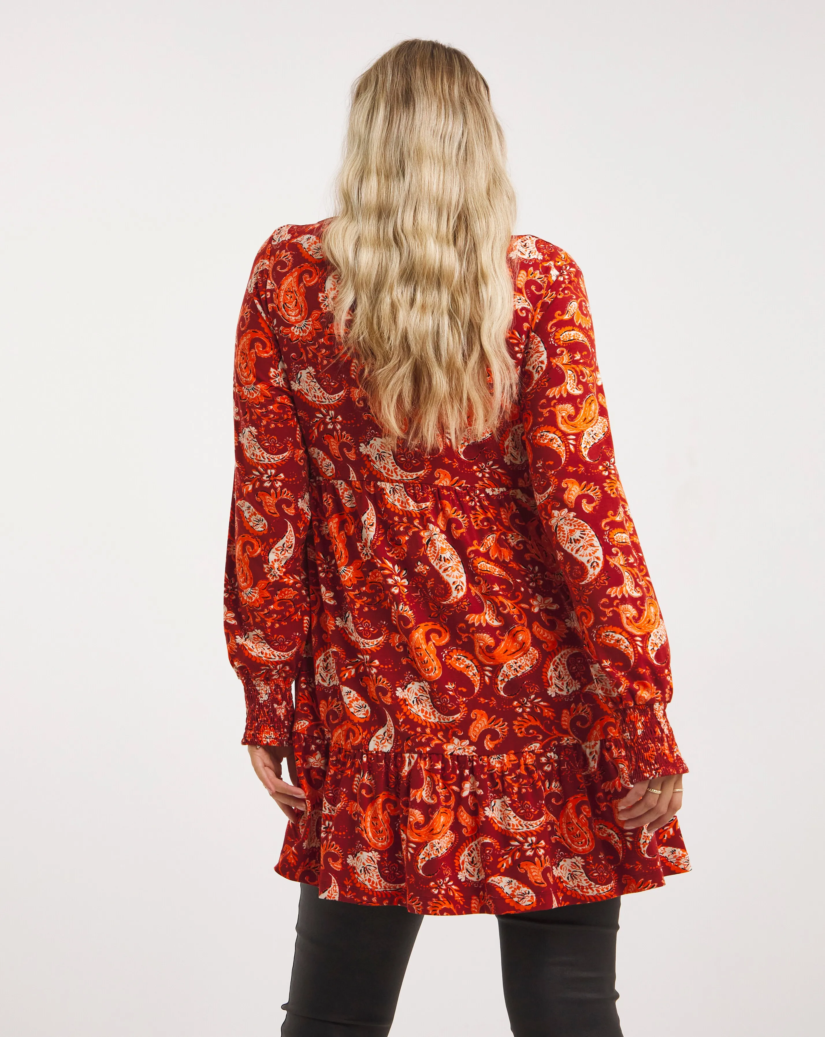 Joe Browns Paisley Long Sleeve Jersey Tunic | Simply Be