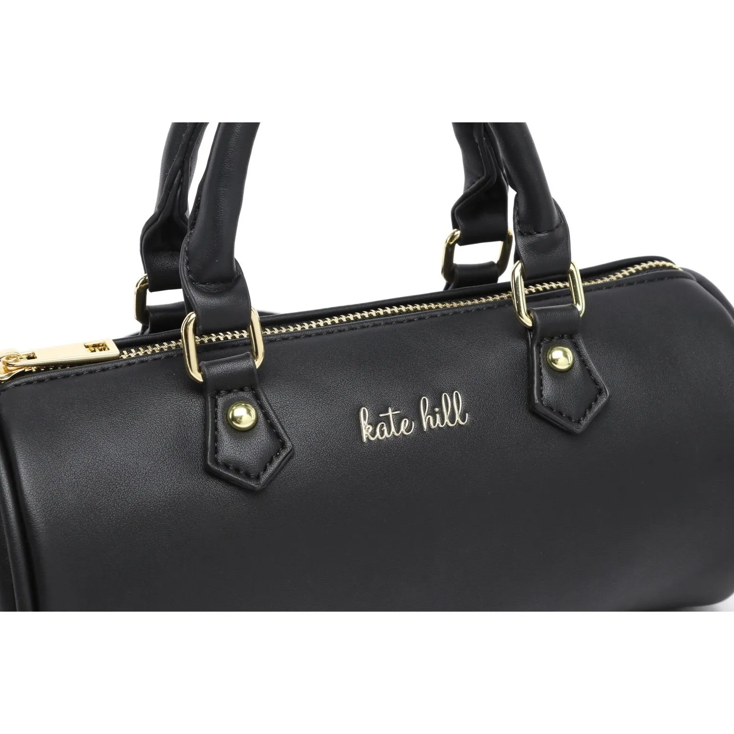 Kate Hill Cali Vegan Leather Cylinder Bag KH22024