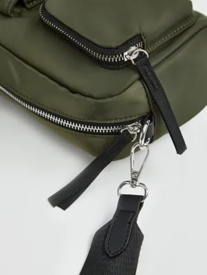 Khaki Utility Cross Body Bag | Women | George at ASDA