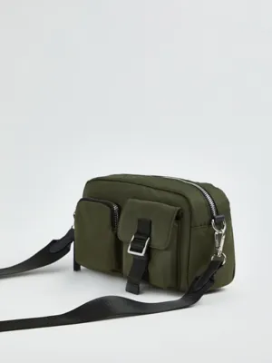 Khaki Utility Cross Body Bag | Women | George at ASDA