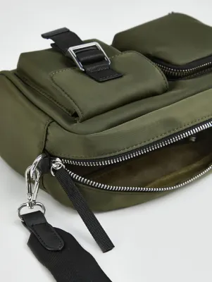 Khaki Utility Cross Body Bag | Women | George at ASDA