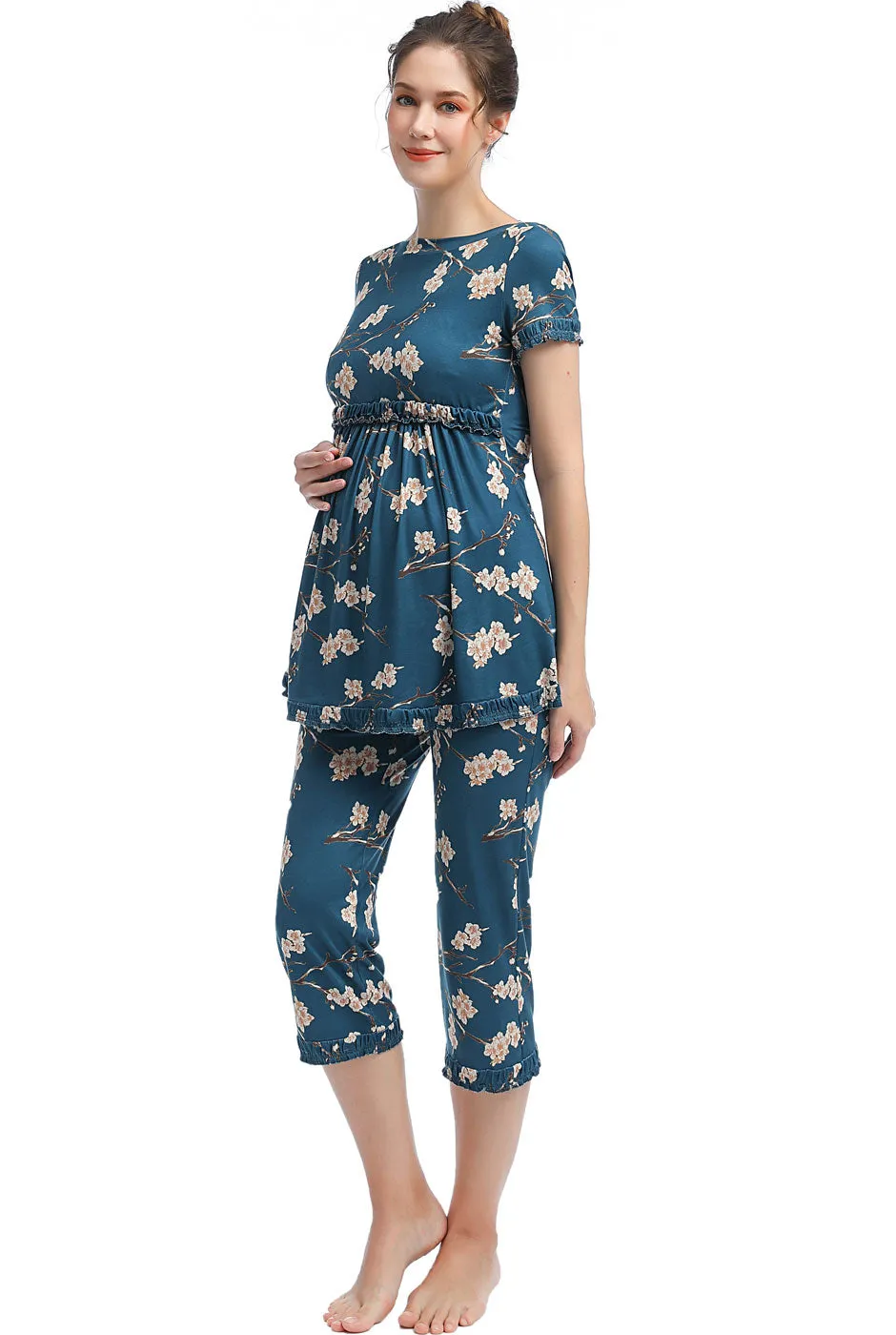 Kimi + Kai Maternity Zadie Nursing PJ Set