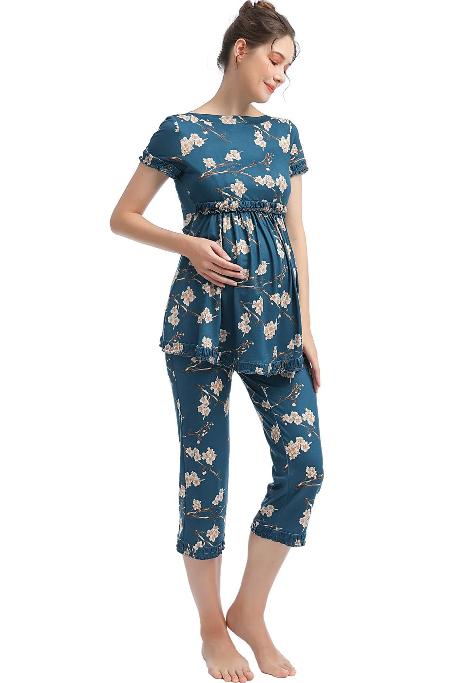 Kimi + Kai Maternity Zadie Nursing PJ Set