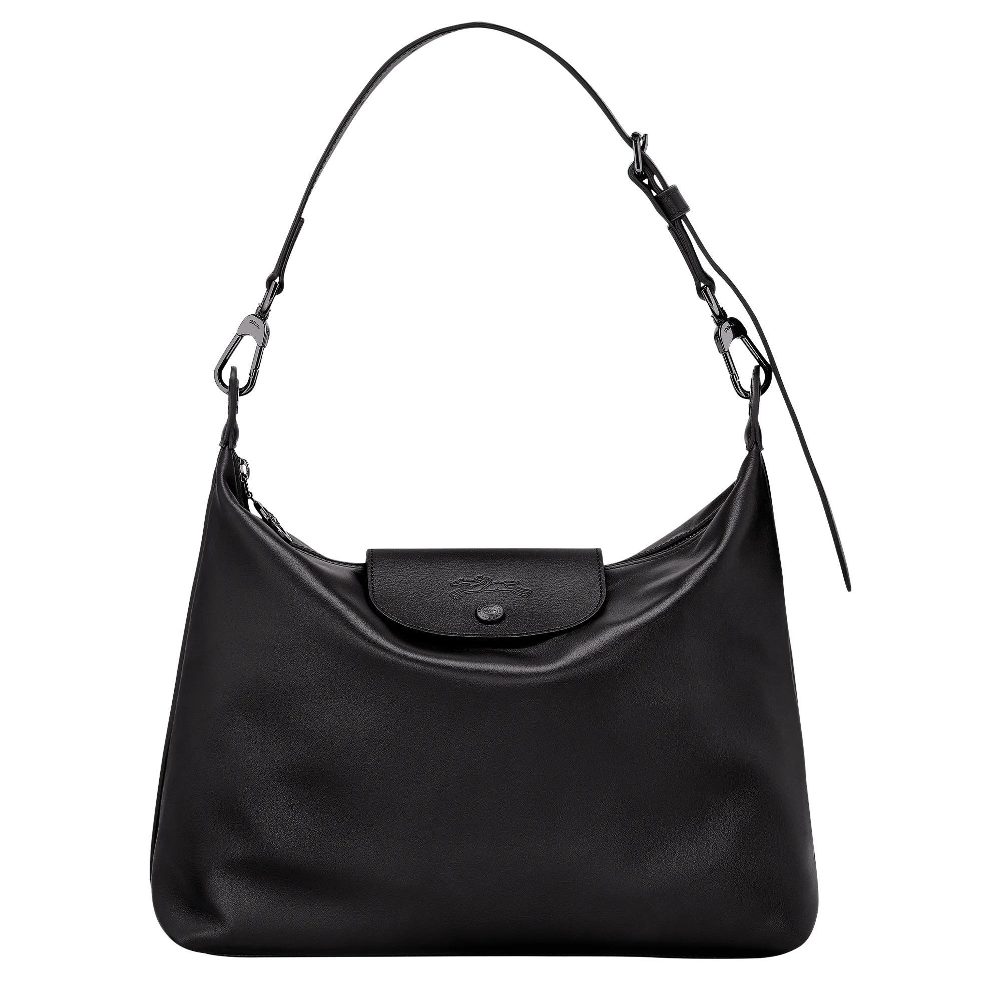 Le Pliage Xtra M Hobo bag Black - Leather