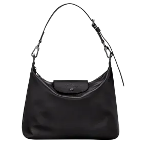 Le Pliage Xtra M Hobo bag Black - Leather