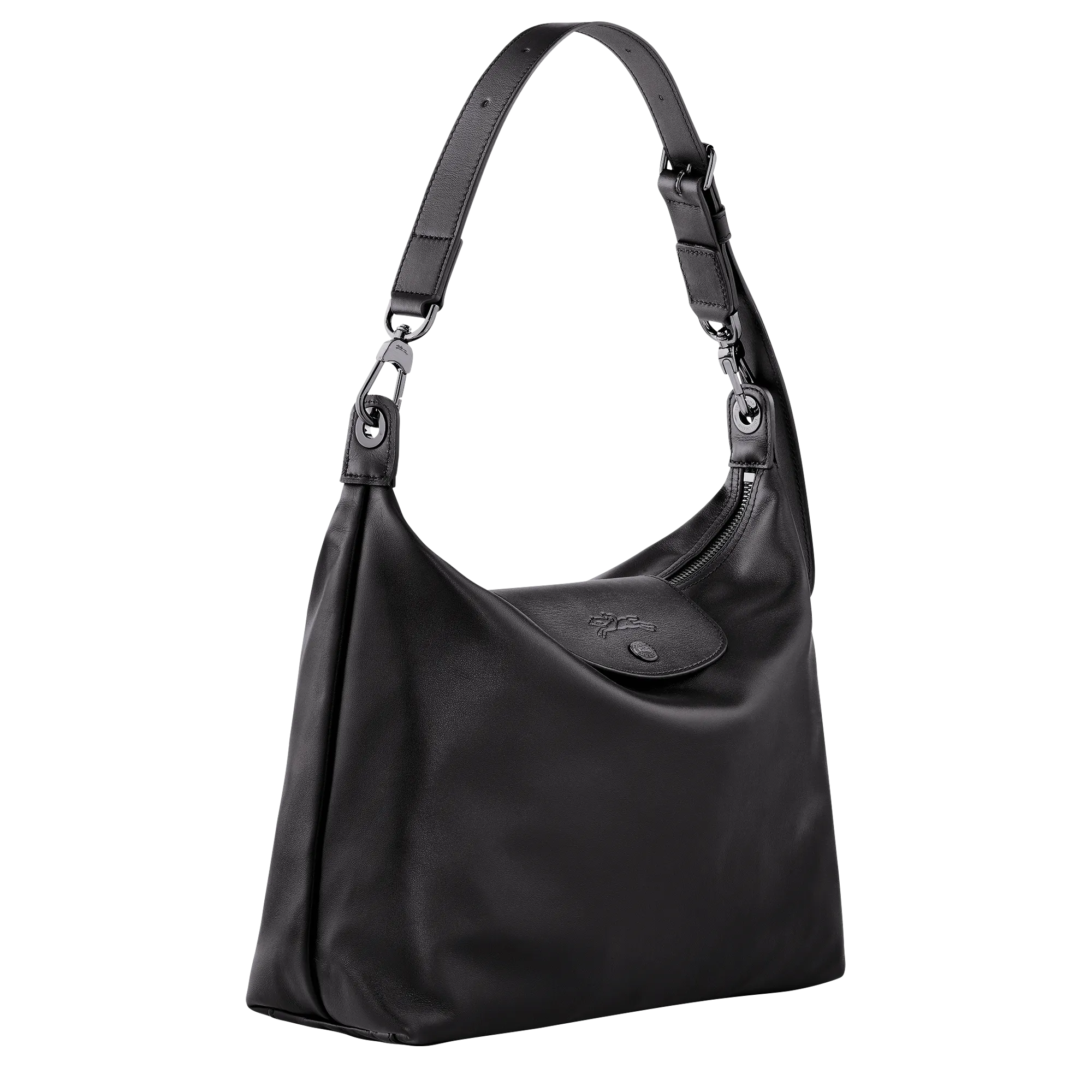 Le Pliage Xtra M Hobo bag Black - Leather