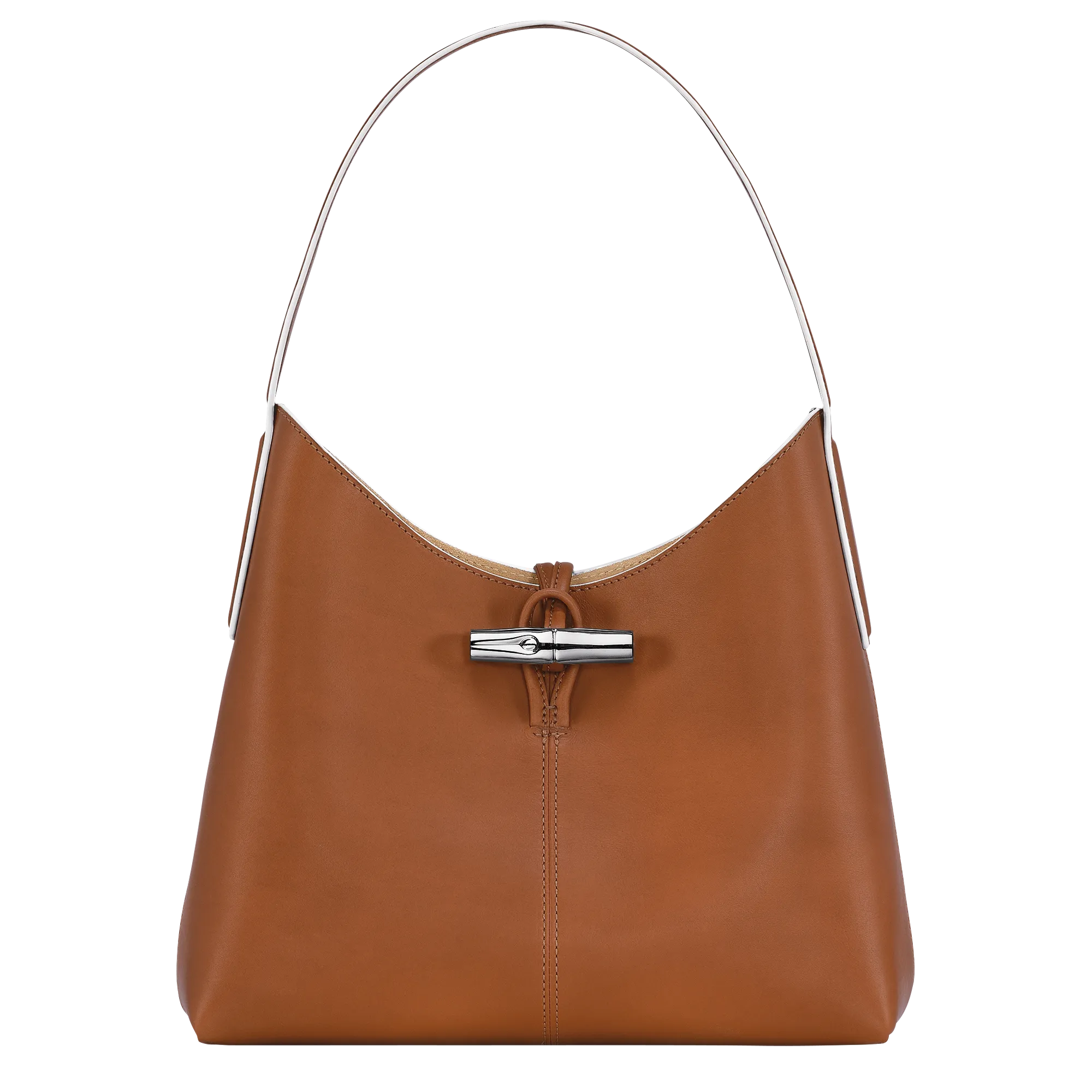 Le Roseau M Hobo bag Cognac - Leather