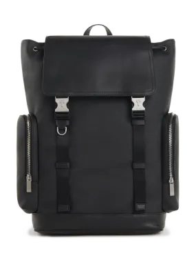 LE TANNEUR  Maurice flap backpack - Black