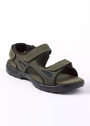 Leather Strider Sandals by Cotton Traders | Look Again