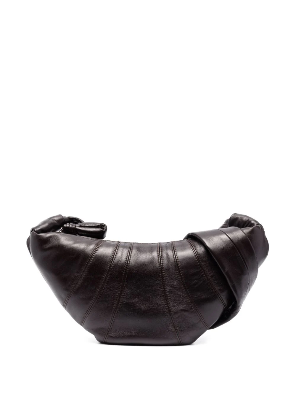 Lemaire Small Croissant Shoulder Bag Dark Chocolate | Luxury and style at your fingertips