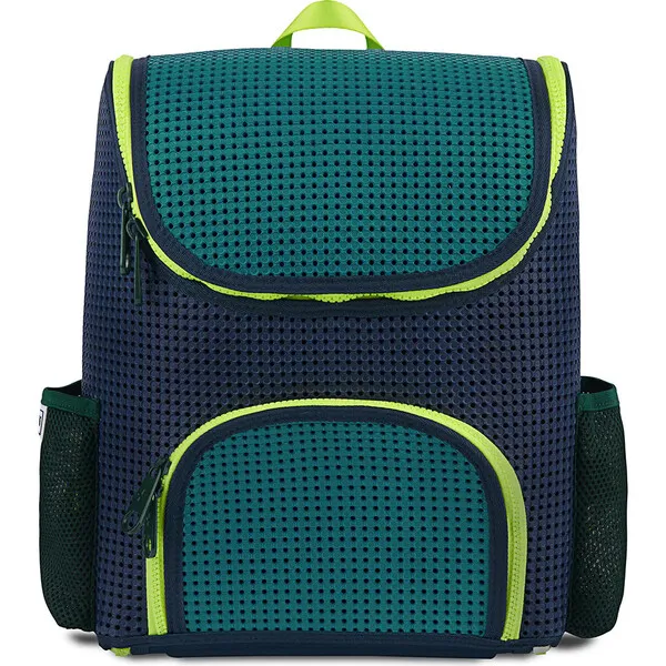 Light + Nine Student Backpack, Surf Lime