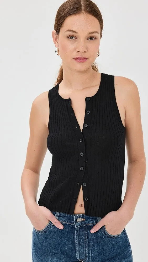 LISA YANG   Cam Cashmere Vest 