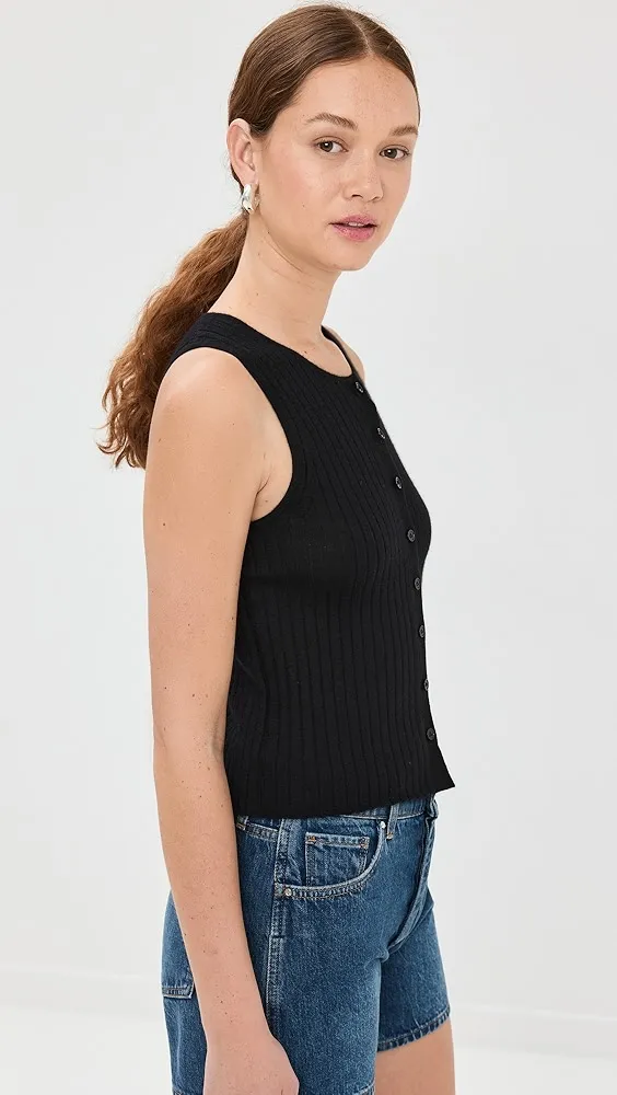 LISA YANG   Cam Cashmere Vest 